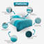 Geometric Polycotton Duvet Cover Set with Matching Pillowcases - Soft, Durable, Comfortable Unisex Bedding-607935513-607935506