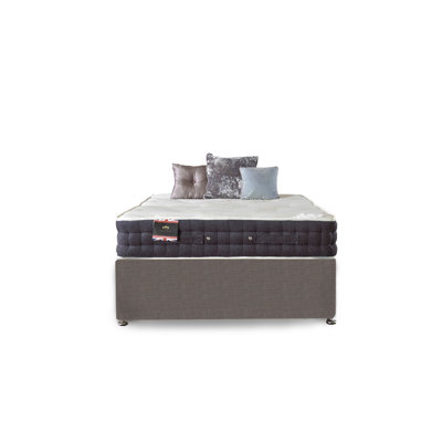 Asia Reflex Foam Divan Bed, Hand stitched Mattress, Extra Firm Feel.