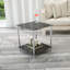 Markle Glass Top End Table