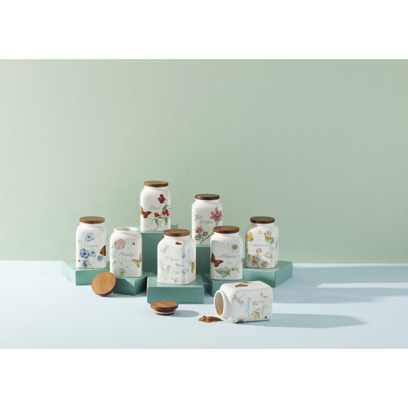 Butterfly Meadow Cooking Spice Jars, Set Of 4