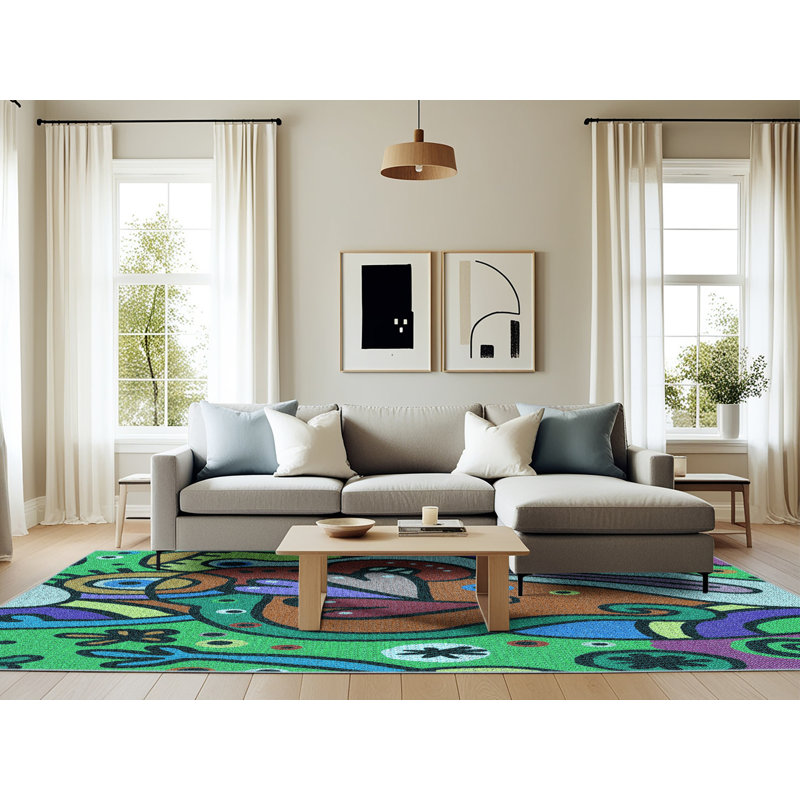 Indoor Rug, Rectangle 6' x 9'