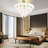 Arjan 12 - Light Dimmable Round Chandelier