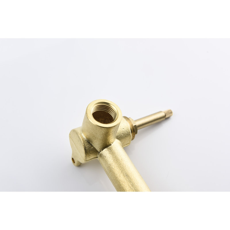 Robinet de lavabo de salle de bain mural noir mat - montage de construction et luminaire élégant