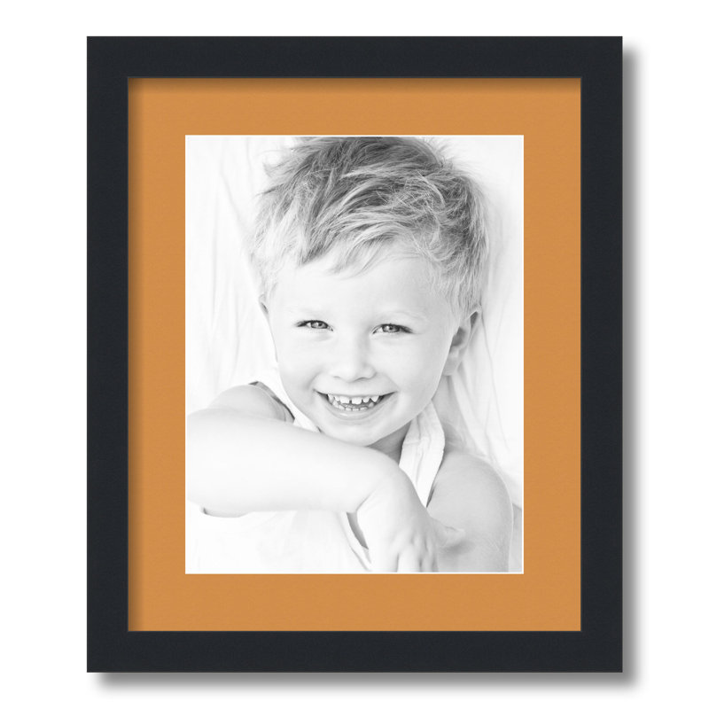 Matte Picture Frame with Mat, Amber