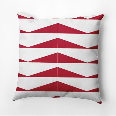 E By Design Split Decision Square Pillow Cover & Insert