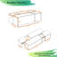 Miroir de salle de bain en fer Iron Arch-535030642