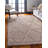 Lattice Shag Bone Area Rug-40282199
