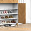 Armoire à chaussures rétro, armoire de rangement à chaussures autoportante Herringbone-945675867