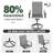 4- Person Round Dining Table With Swivel Chairs-1954123811