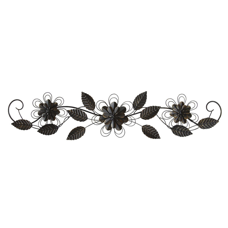 Handmade Traditional Plants & Flowers Wall Decor on Metal