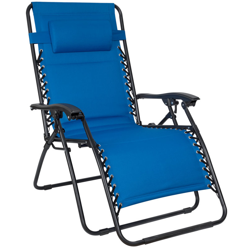 Kantzer Folding Zero Gravity Chair, Blue