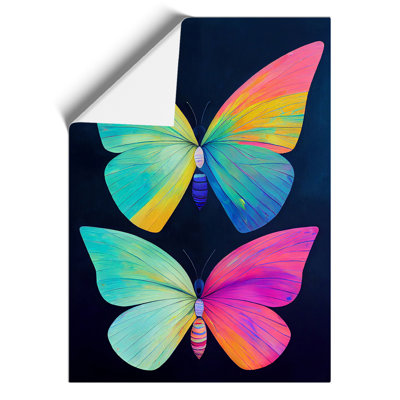 Colourful Butterflies No.1 - Wall Art