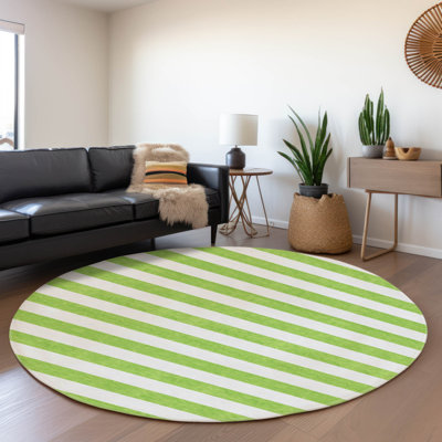 Premium Machine Washable Cerrito AMF528 Lime Rug