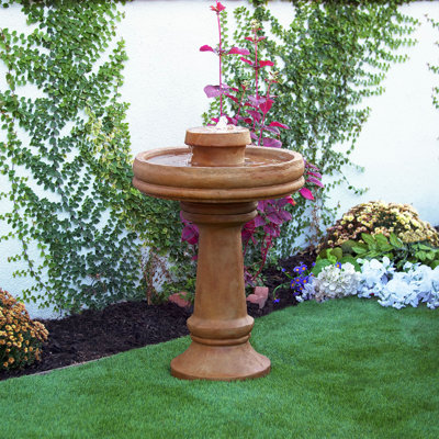 Polk Weather Resistant Column Fountain with Lights