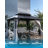 10 Ft. x 12 Ft. Outdoor Aluminum Hardtop Gazebo, Double Roof Patio Gazebo with Curtains and Netting, Ventilated Metal Roof Outdoor Shelter for Backyard, Garden, Deck and Patio, Gray-113380074-113380073