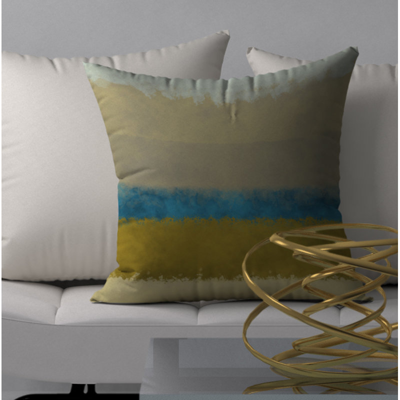 Magnifique housse de coussin décorative carrée/insert, 20 po x 20 po