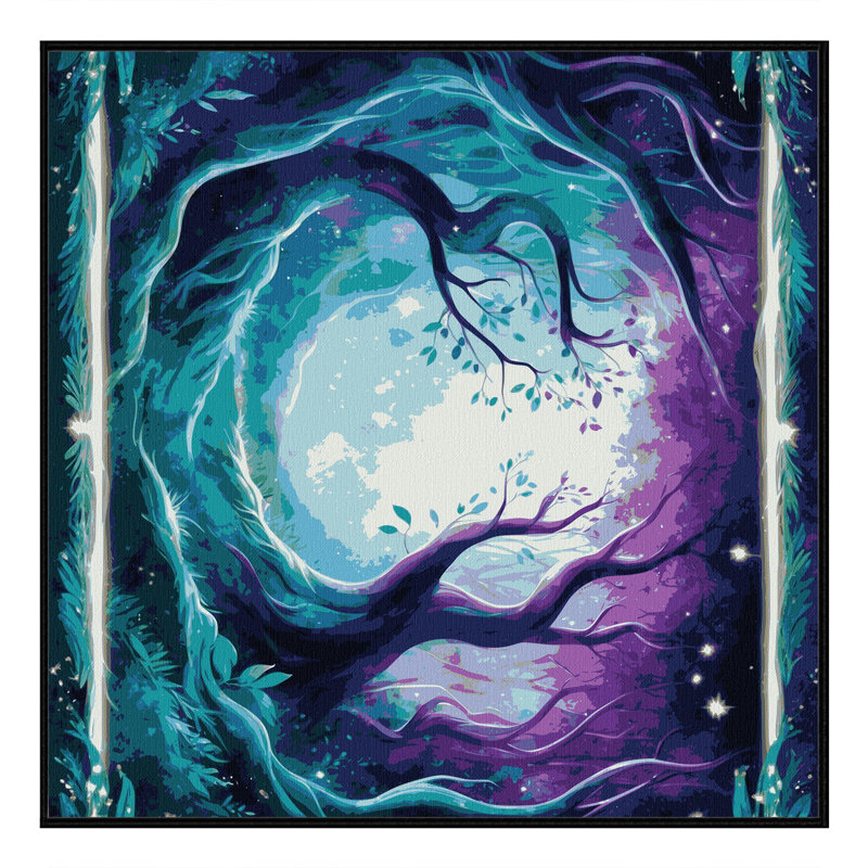 Serene Arbor Rug, Square 3'