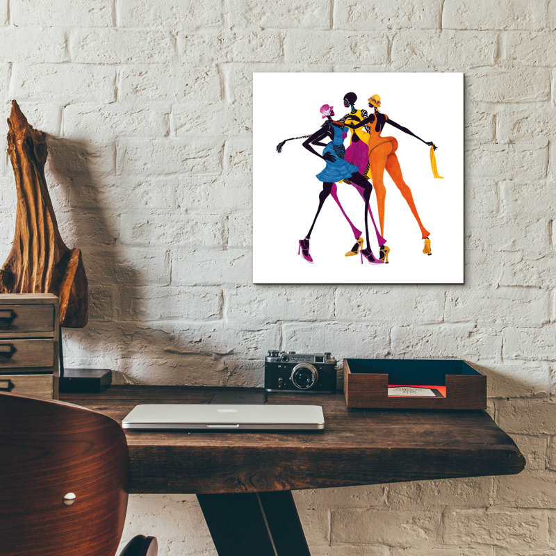 «Hips Hips Hips» par Shan Kelly, H 12 po x l 12 po x P 0,13 po