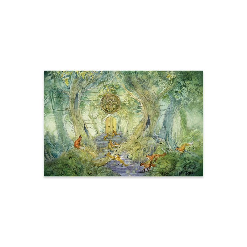 «Green Gate» par Stephanie Law - impression non encadrée, H 16 po x l 24 po x P 0,25 po