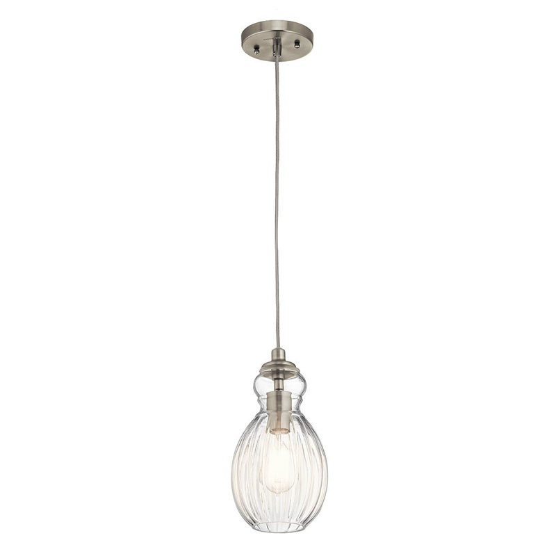 Hilmar 1 - Light Brushed Nickel Jar Pendant