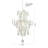 1-Light Chrome Chandelier With Clear Crystals-95385440