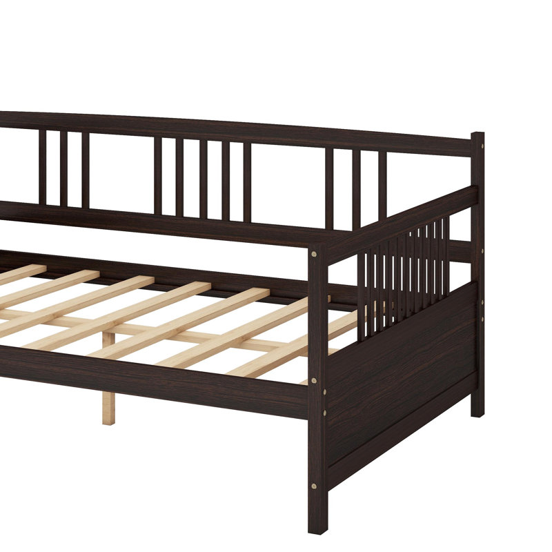 Full Size Daybed With Support Legs, Espresso