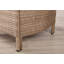 Ensemble de table d'extérieur 5 pièces Acuna toutes saisons avec table d'appoint H 17 po avec plateau en verre et 2 repose-pieds
