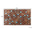 Chequered Leather Hand Woven Area Rug-20016908
