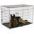 Metal Collapsible Pet Crate with 2 Doors-27708102