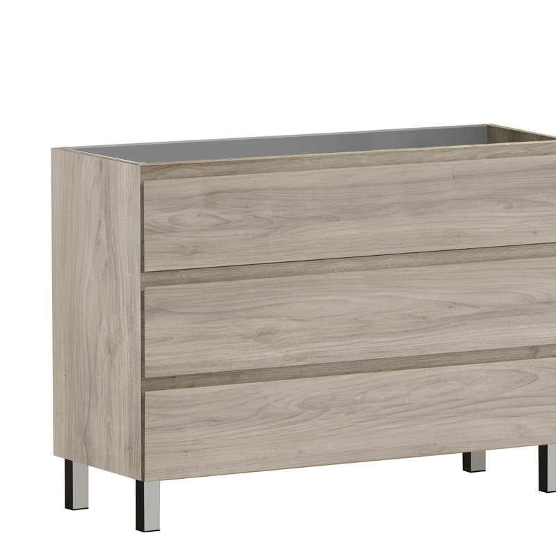 Base de meuble-lavabo simple Costa 48 seulement, Pin