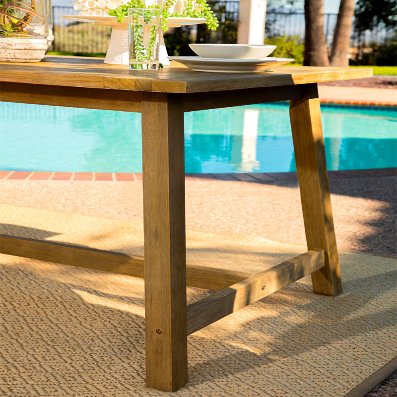 4 - Person Patio Dining Set with Rectangular Table , Cushions Included