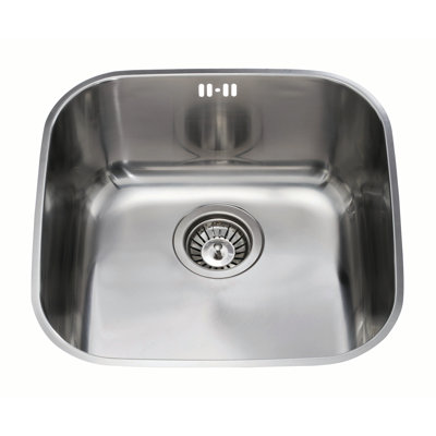 42cm x 42cm Single Bowl Undermount Kitchen Sink
