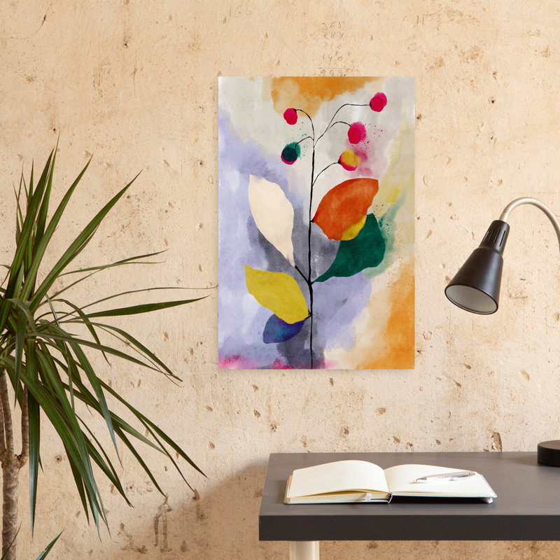Art contemporain contemporain abstrait, H 24 po x l 16 po