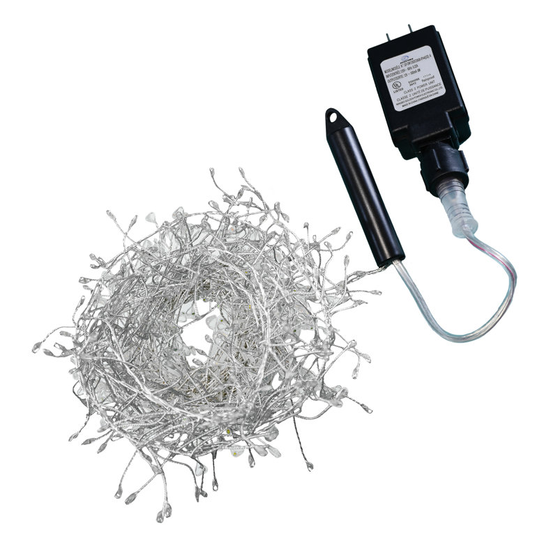 Electric Multicolor LED Fairy String Lights with Smooth Bulbs