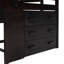 Lit mezzanine simple avec armoire et tablette-133411521
