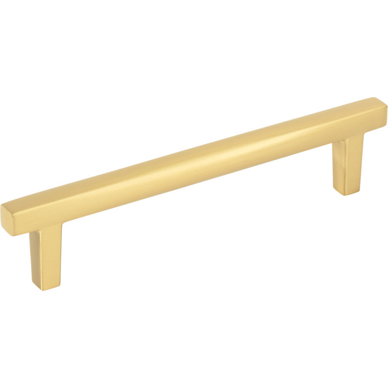 Whitlock Bar Pull, Brushed Gold, 3 3/4"