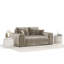 Two-seater square arms loveseat sofa-205228293
