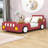 Twin Upholstered Platform Bed with Headboard-711602981