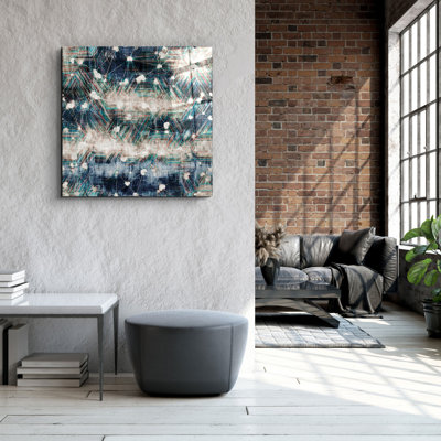 Superbe peinture décorative en verre trempé 23,6 po x 23,6 po | 100% verre trempé, épaisseur: 0,16 pouce | Impression UV pour des couleurs éclatantes | Art mural parfait pour la décoration de la maison ou du bureau, design moderne et élégant