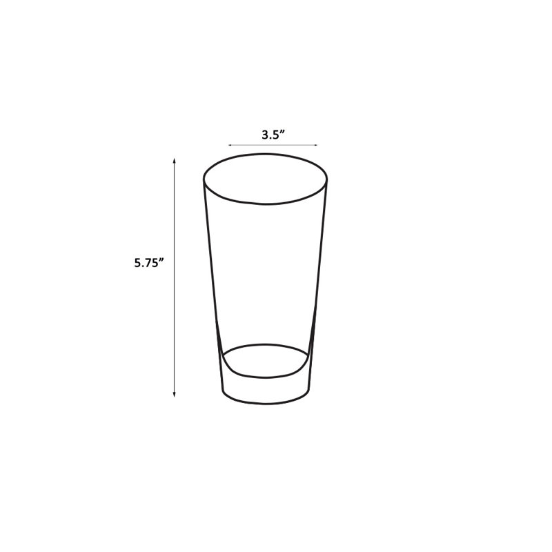 Angelline 16 oz. Verre à boire