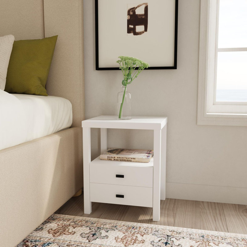 Adelaida 18'' W Nightstand, White