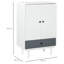 Lorrenzo 2 - Door Rectangle Accent Cabinet