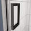 Porte de douche en verre trempé 5/16 po, baignoire coulissante, noir mat, verre coulissant à installation réglable, entretien mat-121004722