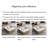 Luxury-Style Leather Rock-Style Tea Table-927873885