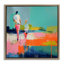 «People Golfing Abstraction», art mural encadré flottant par Irena Orlov-187465655-199678857
