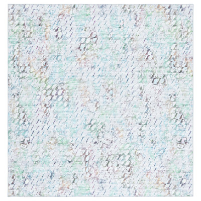 Tapis gris / vert Athiran 913