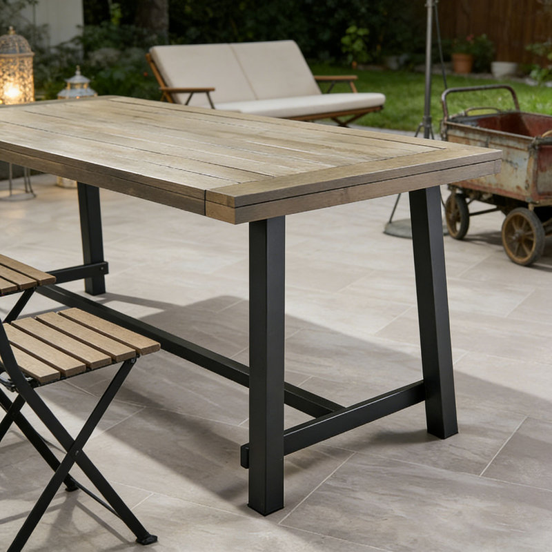 Outdoor  Wood Dining Table