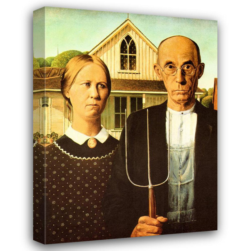 American Gothic, 48" H x 35" W
