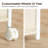 Closet Organizer And Storage 4 Layers, Fabric Clothes Drawer Storage Box, Stackable Rolling Storage Trolley With Wheels,(Beige)