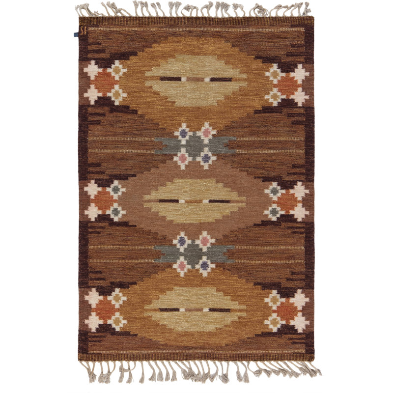 Tapis suédois rétro par Ingegerd Silow